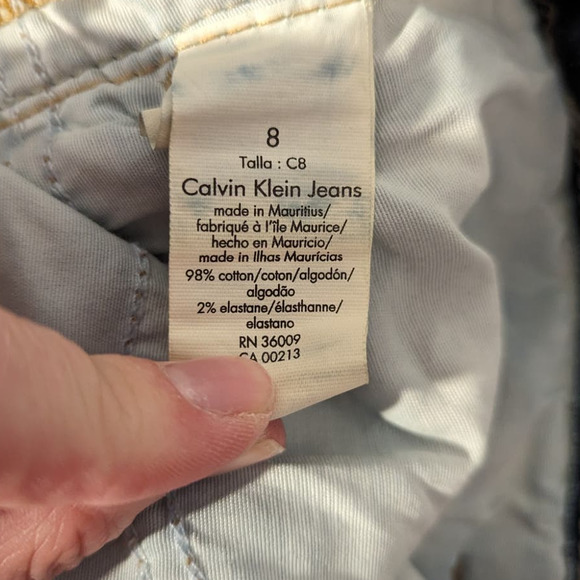 Calvin Klein Women's Bootcut Denim Jeans Dark Wash Size 8 - Picture 5 of 6